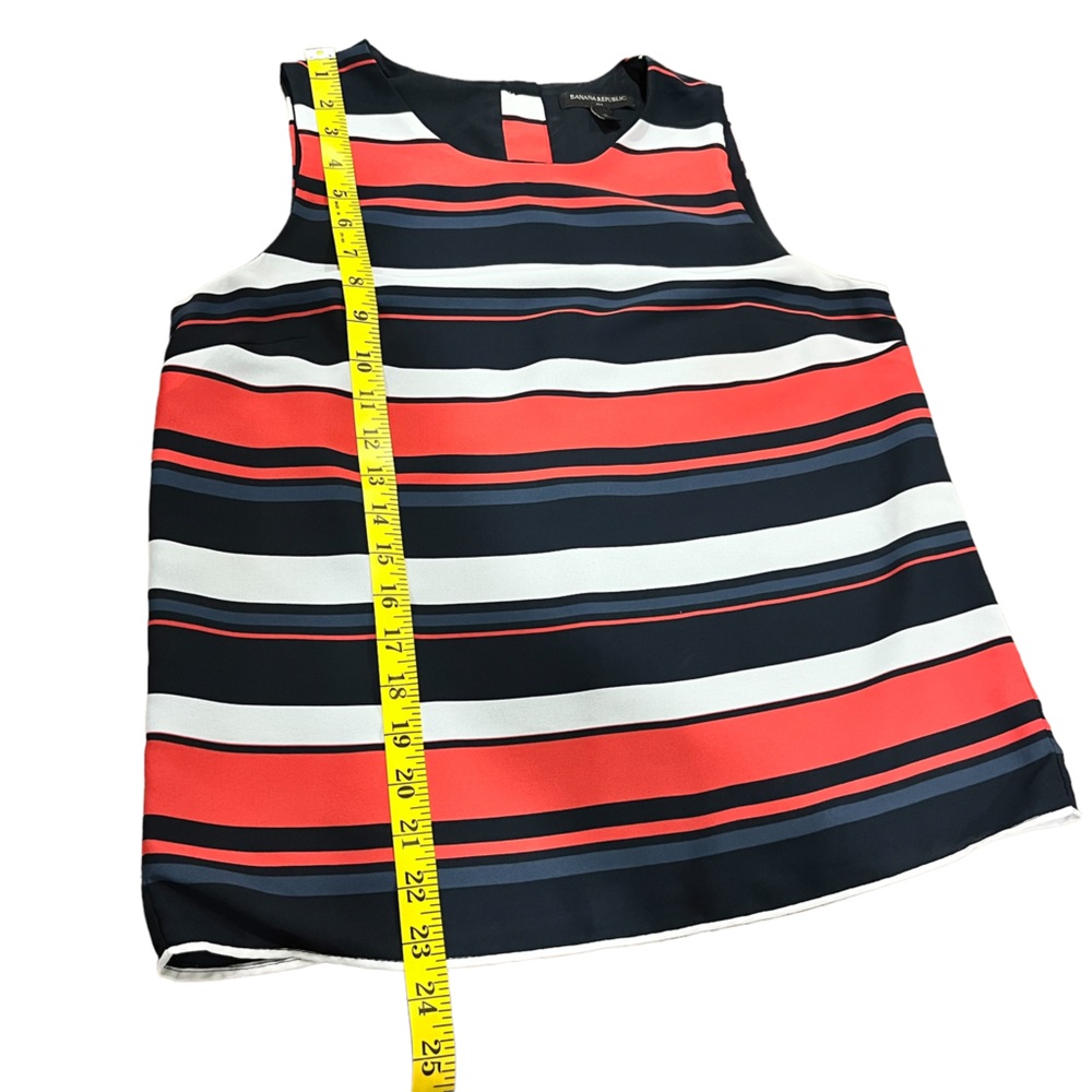 Banana Republic Striped Silky Sleeveless Top - Picture 7 of 9